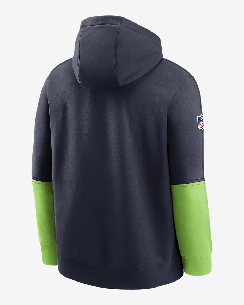 Nike Tech sale Fleece Seattle Seahawks NFL Pullover Hoodie Men’s 2XL Onfield Apparel